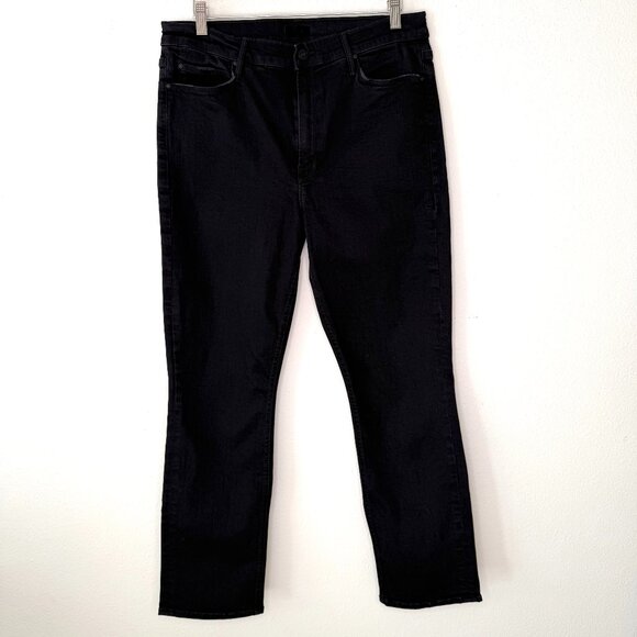 Mother The Mid Rise Dazzler Ankle Not Guilty Black Size 34 - Picture 5 of 13